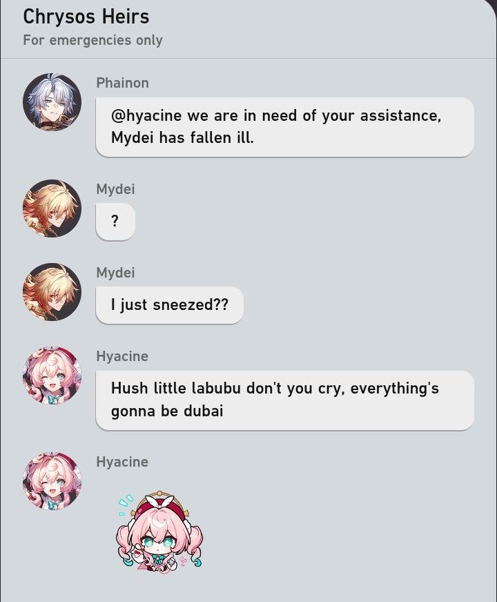 #phaidei Hyacine in that one phaidei fic