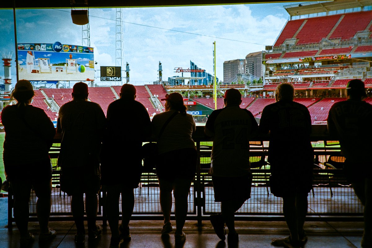 CrisRitchiePics's tweet image. The film and the camera, and a few shots I made with it from the Reds game yesterday.
First MLB game since I was a kid. Brutally hot, but a lot of fun.