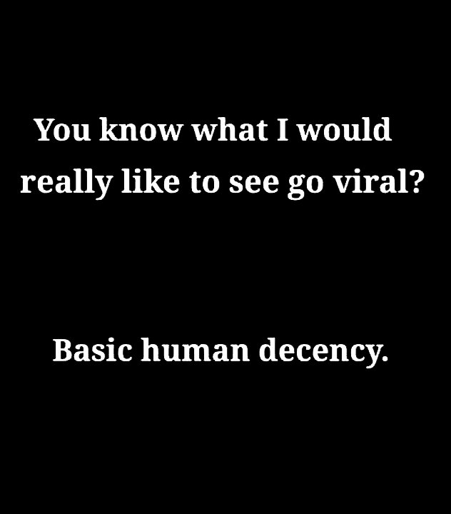 It would be nice.