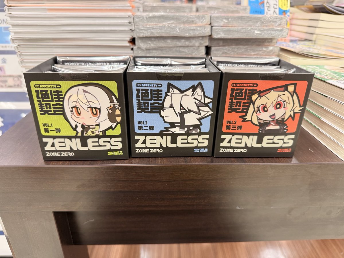 ms_dainichi's tweet image. 【コミLab.】
ゼンゼロ、キャラプロフィールアイコン缶バッジ、第一弾から第三弾まで入荷しました!!!
急いで品出ししてます!
レジ前のテーブル、ONE PIECEの新刊前に出しました!!
数が少なめなのでお早めに!!
#ゼンレスゾーンゼロ
#ゼンゼロ