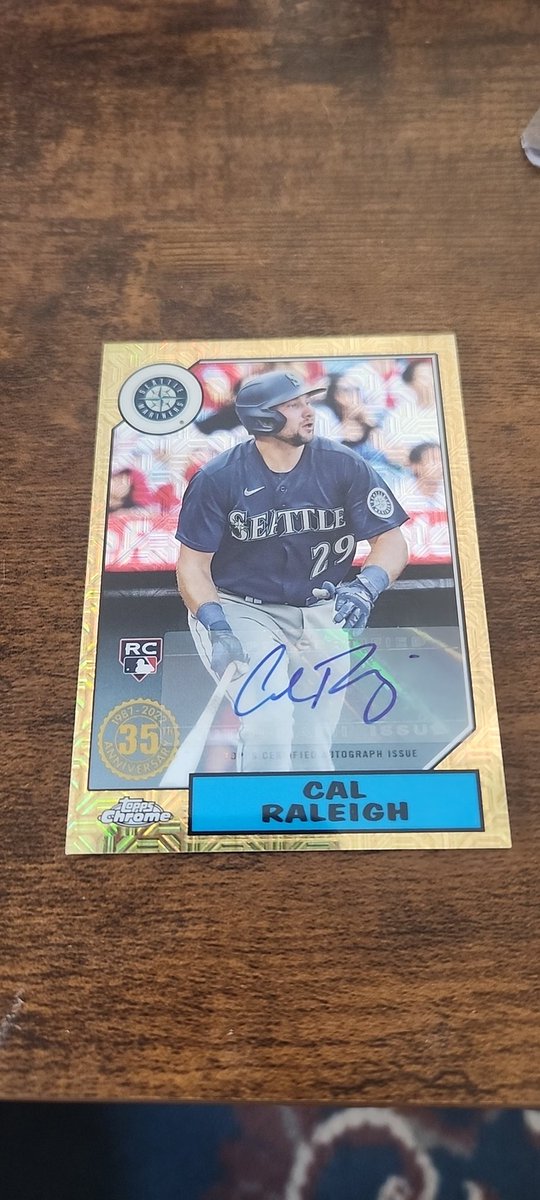 ericbarbarbar's tweet photo. @TheHobby247 Cal Raleigh RC signature  /299
Send an offer! https://t.co/EBqC1WNOTp
