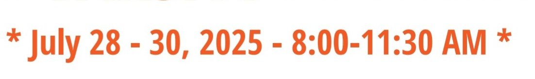 Attention high school football players!
Camp starts Monday morning at 8:00am. 

Correct times are listed on the camp form you returned with payment. There was a typo in the summer calendar.