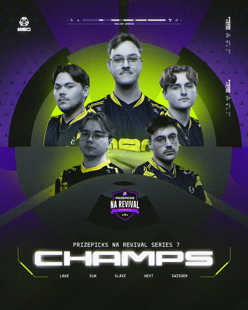 NA Revival Series 7 winner ✅

great showing the whole way from the boys, thanks for hosting the cup 🙏