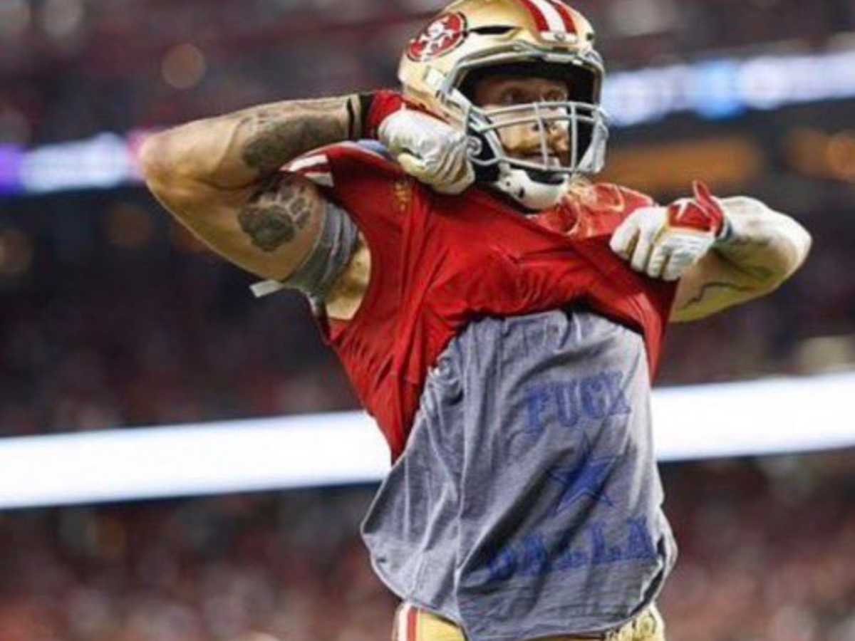 George Kittle always has the nicest things to say about everyone, but underneath all that he just like us #FTTB