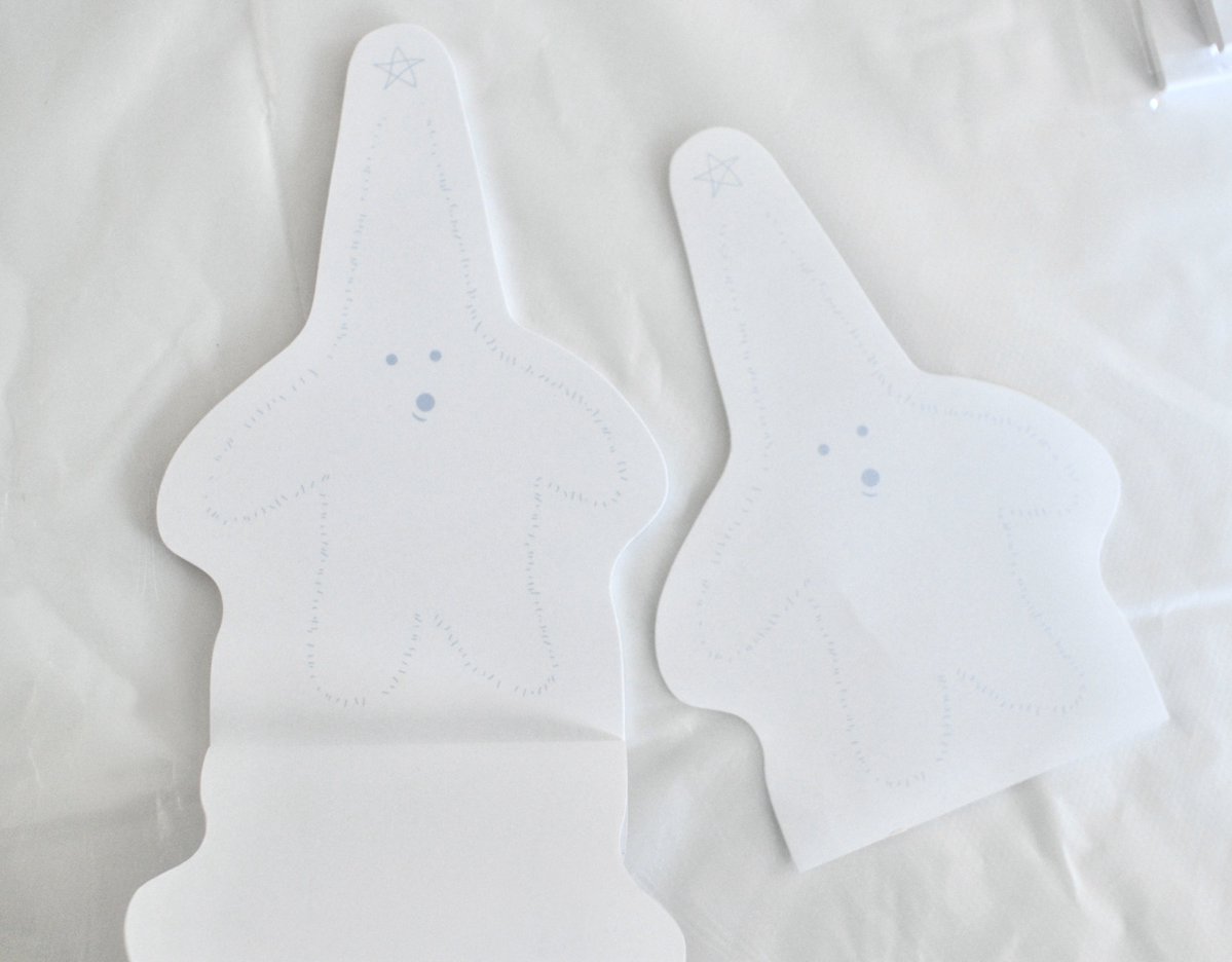 simainusima's tweet image. 星のダイカットメモを作りました