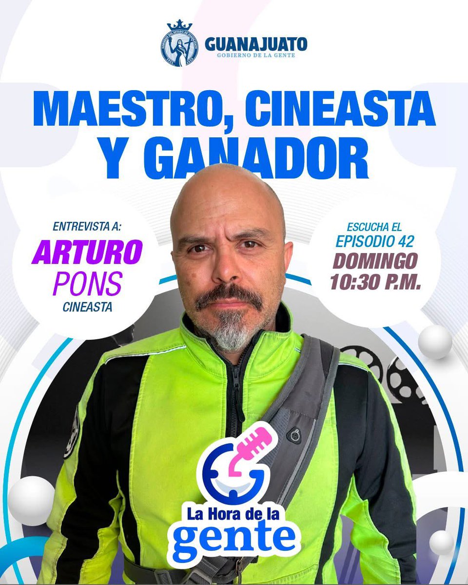 gobgente's tweet image. 🎬 Este domingo 27, en La Hora de la Gente:
Arturo Pons, cineasta leonés, nos cuenta cómo llegó del aula… ¡a la pantalla grande! 🎥✨
⏰ 10:30 p. m. | Por tu estación fav 📻
#LaHoraDeLaGente