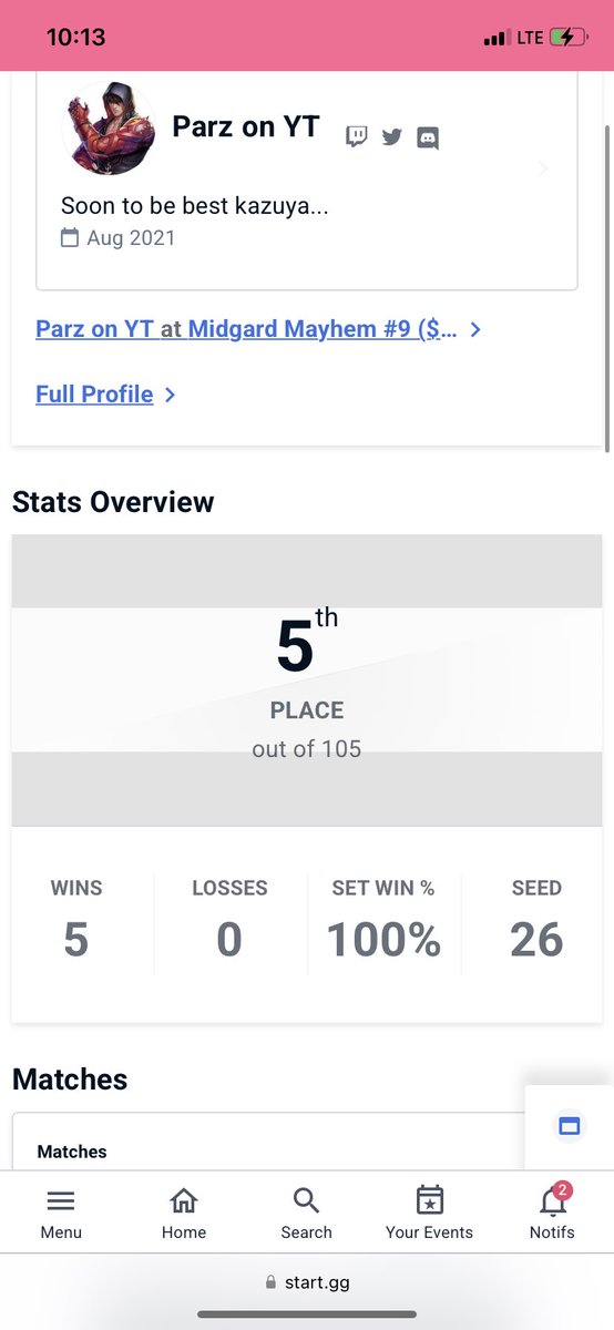 Decided to attend an event in Ohio for fun. 4 hours asleep but played super well today. 4 hour drive back now. I’m tired. 
Lost to icy mist and dr kirb.