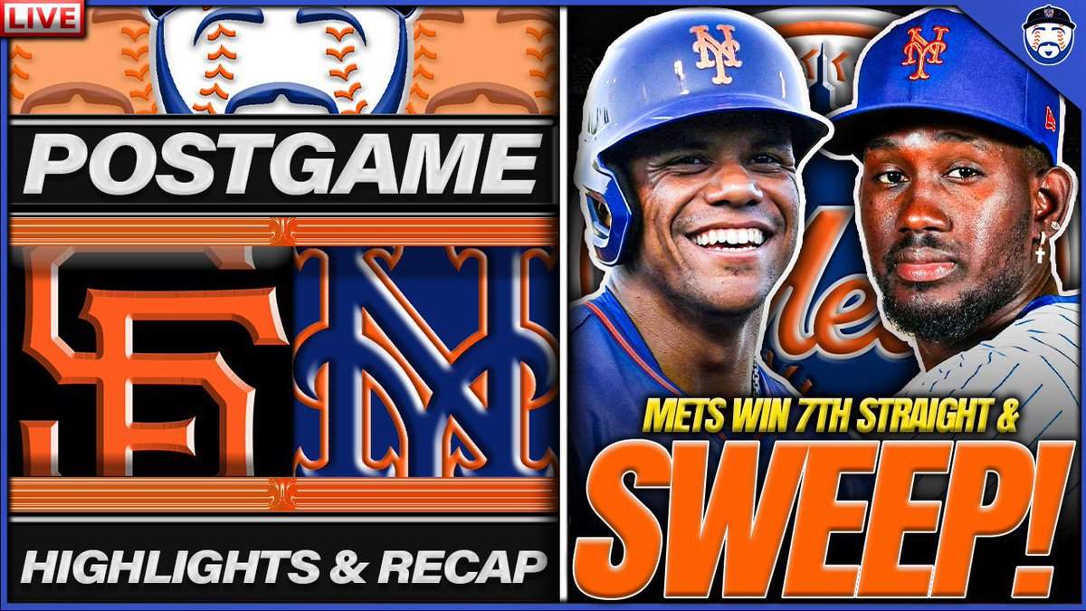 TheWardyNYM's tweet image. 🚨#METS WIN 5-3!🚨
HOW SWEEP IT IS BABYYYYY 🧹
7 STRAIGHT WINS
- Ronny Mauricio just had his BEST game of his career. Things are SPICY leading into the deadline
- Senga’s not-so-ideal start further amplifies the benefit of adding more SP
Mets Postgame LIVE Right Now 👇 #LGM