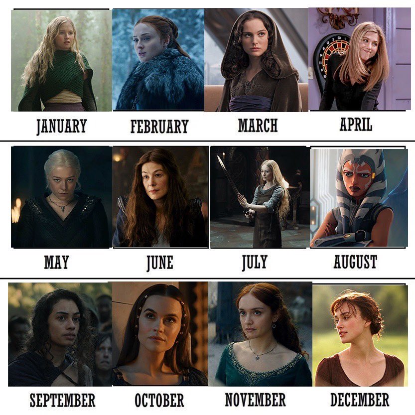 ivonwin's tweet image. okay but i did create an actual serious version akksksks
your month, (some of) my favorite girls in media