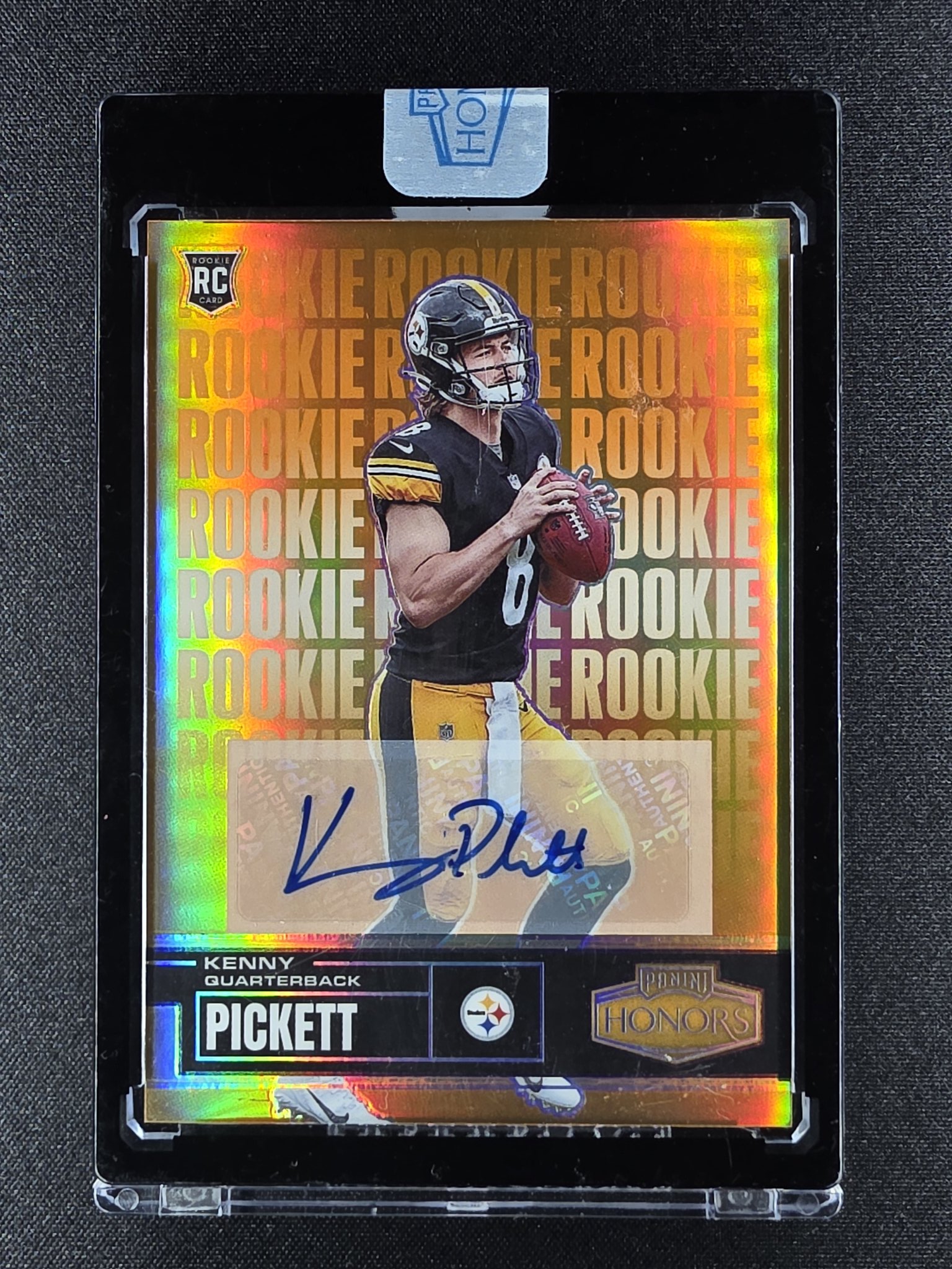 Leaf EXOTIC KENNY PICKETT RC 5シリ 2022 Leaf Flash Purple Scope Kenny Pickett Autograph RC #5
