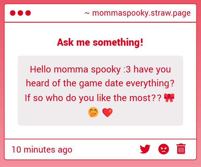 MommaSpooky's tweet image. Sorry, I haven't played the game yet, but it looks fun tho... I might get it whenever I get the chance 👀