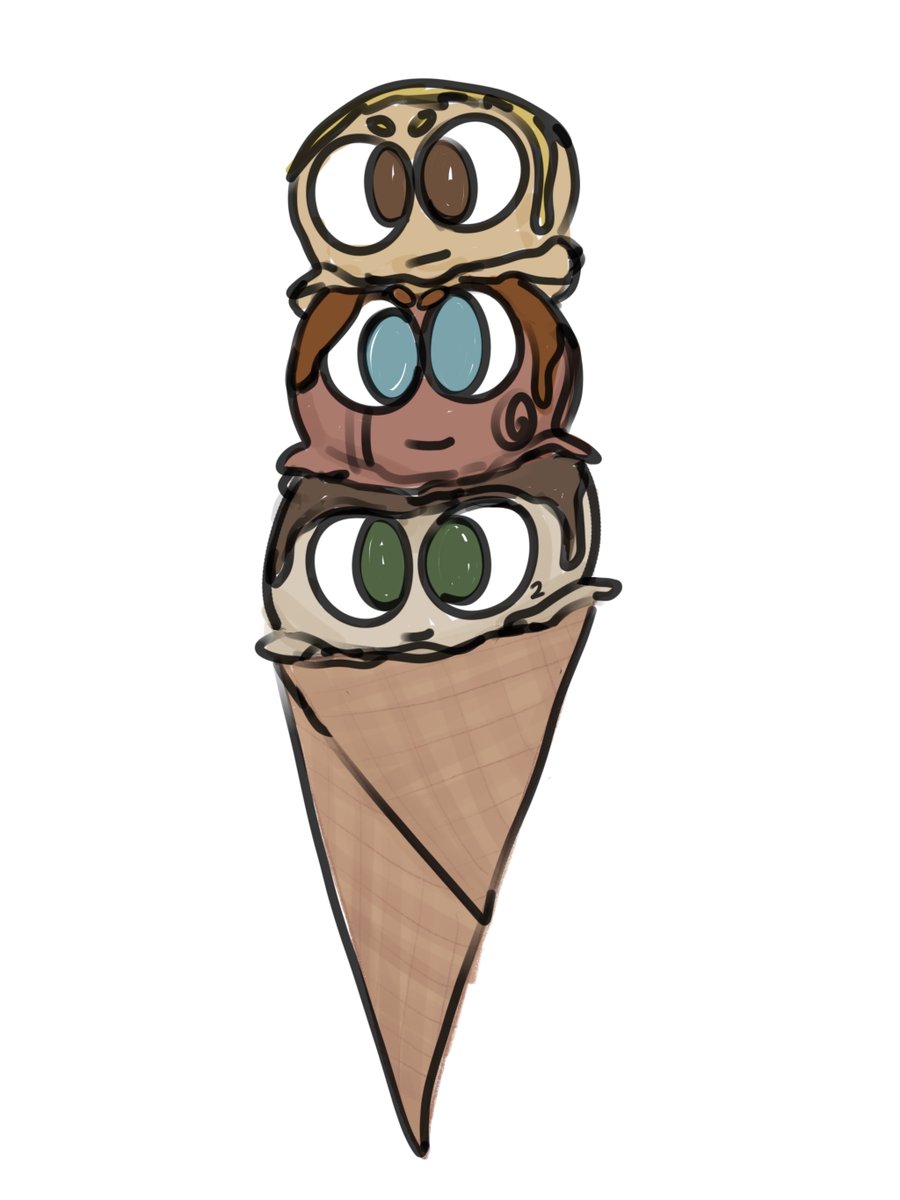 artdrey2read's tweet image. kandreil as ice cream 🍦 🥹 what flavors do you think they&apos;d be? #aftg