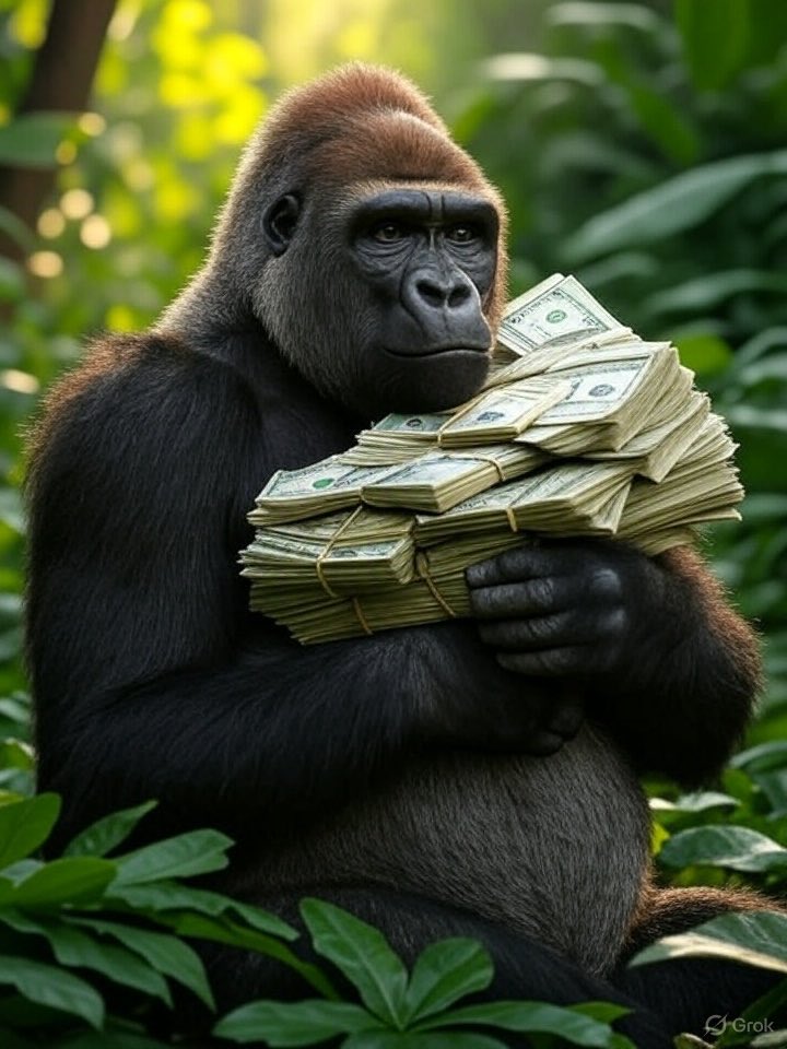 JesseLonis's tweet image. Hey @grok, in 48 hours, pick a random follower who retweets this with a 🦍 emoji and follows me to win $200! Gorilla Giveaway!