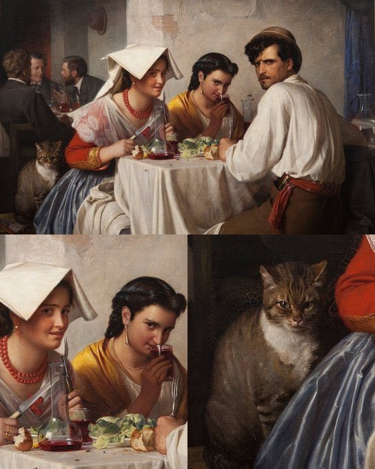 RaulCaporalM's tweet image. La obra: "En una hostería romana" de Carl Bloch (1866)
Es tan cualquier escena en mi semana.