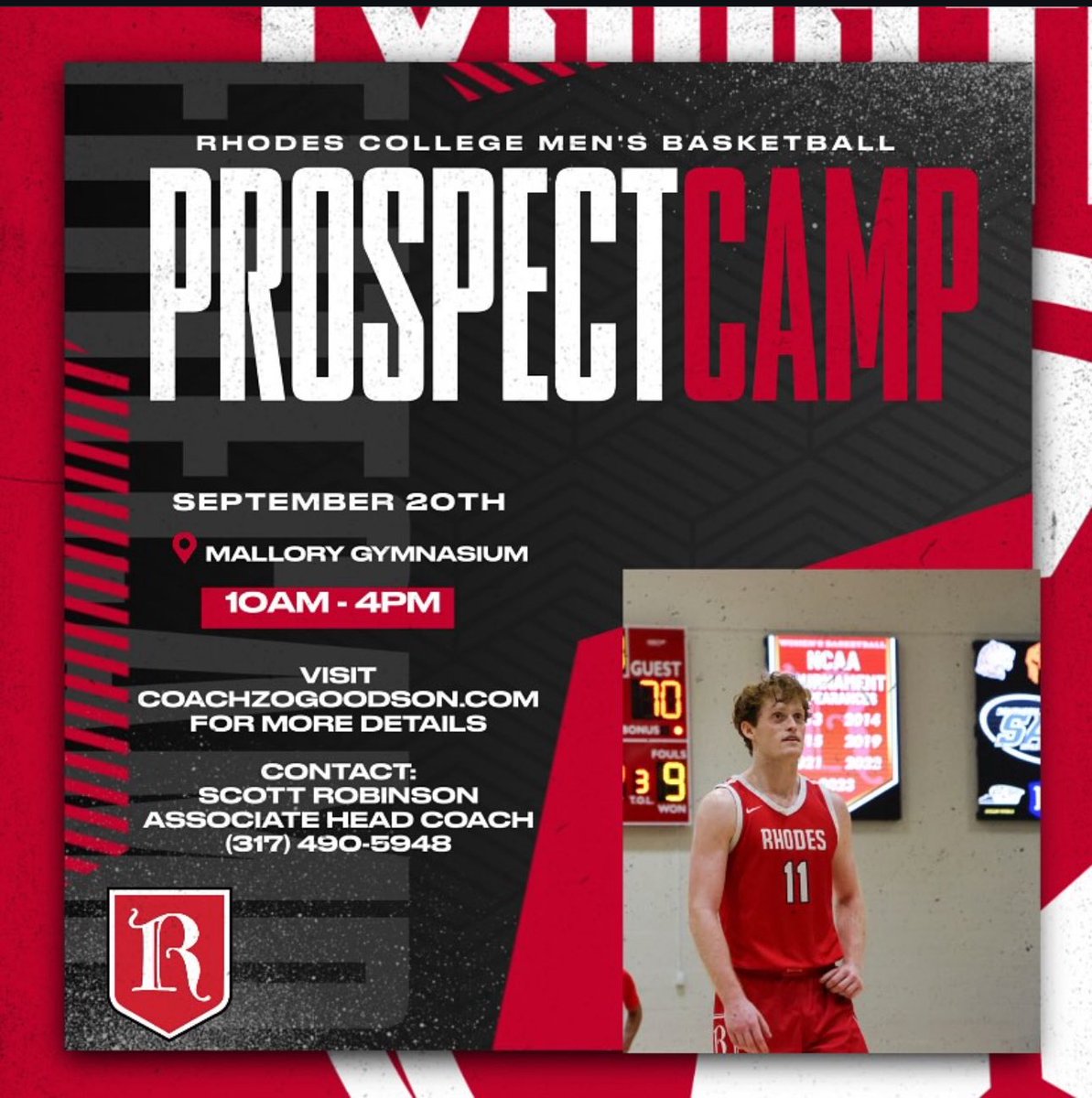 Thank you <a href="/RhodesLynxMBB/">Rhodes Men's Basketball</a> for the invite for the prospectcamp!