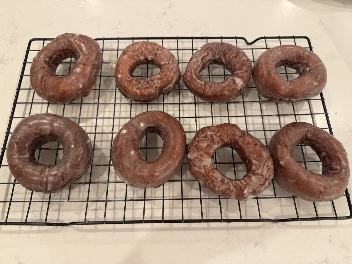 LadanZand's tweet image. Doughnuts again (just because they were so good the first time)  - banana bread and lemon cupcakes from a few weeks ago that I forgot to post!