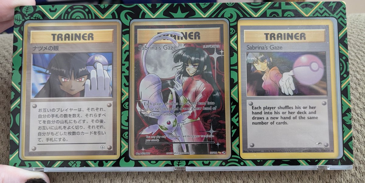 LaChooWoo's tweet image. Another beautiful display piece complete thanks to an amazing custom card Edo got me at Dokomi from @Mizucatofficial 💖