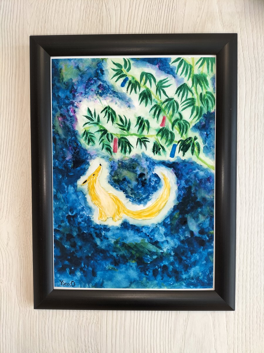 中国の作家の水彩画です取りに来れるかた 中国の作家の水彩画です取りに来れるかた 中国の作家の水彩画