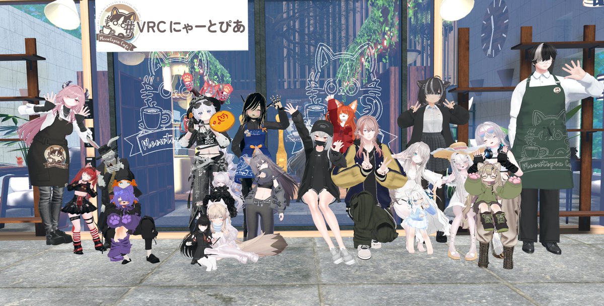 amesu_vrc's tweet photo. 昨夜、フレンドさんにご招待されて初イベ＆初にゃーとぴあに行ってきた！
初めてイベント系に参加したのもあって最初めちゃ緊張してたけど途中から緊張無くなってたくさん楽しめたし癒された！
みんなちっちゃくて仕草とかもほんとにかわいくてやばかった！
#VRCにゃーとぴあ 
#VRChat https://t.co/EmGjsh78oa