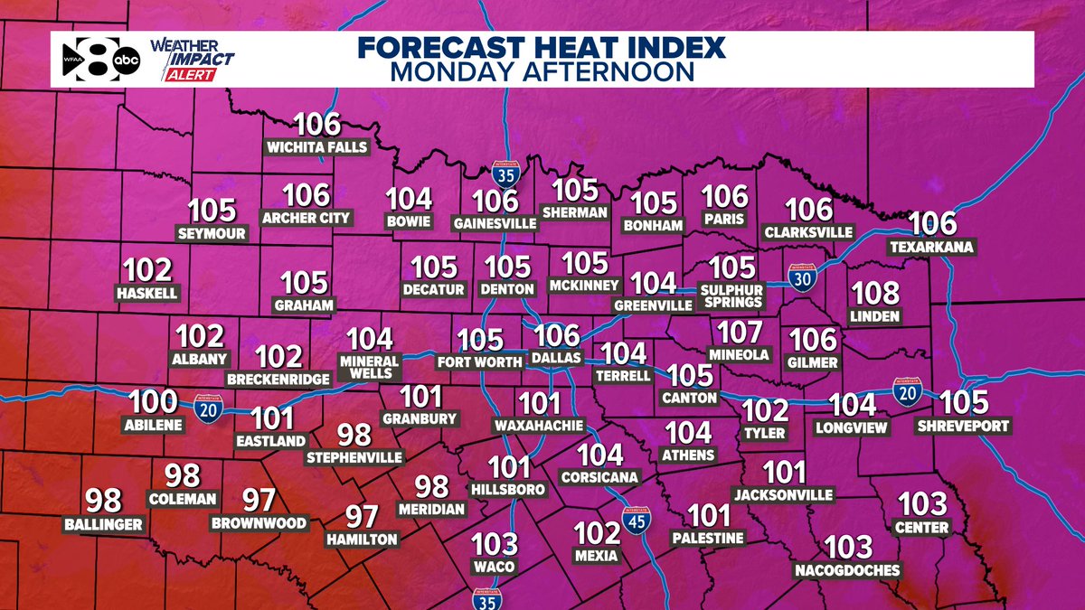 JesseWFAA's tweet image. Monday brings that air you can wear!