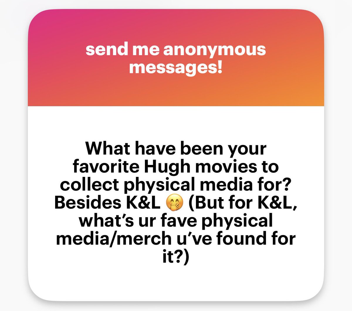 jwasontodd's tweet image. This is a really fun question!! π I donβt solely collect for certain films other than maybe Logan, but I LOOOVE collecting obscure promotional items. I have D&W urinal cakes & Van Helsing Carls Jr. mints. My favorite K&L item is definitely the Japanese tissues I found.