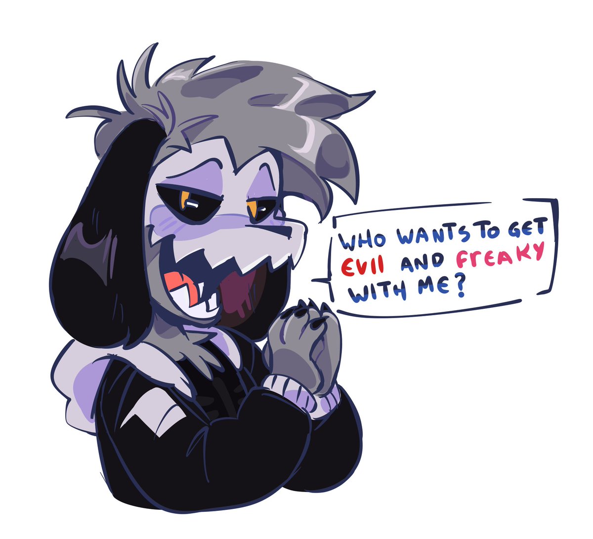 Ankinluu_'s tweet image. evil and skeleton @chumblings