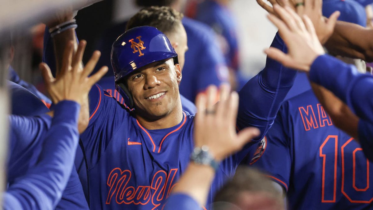Home runs from Juan Soto and Ronny Mauricio helped lead the Mets to a 5-3 win and a sweep over the Giants on.sny.tv/Hlu6Vq0