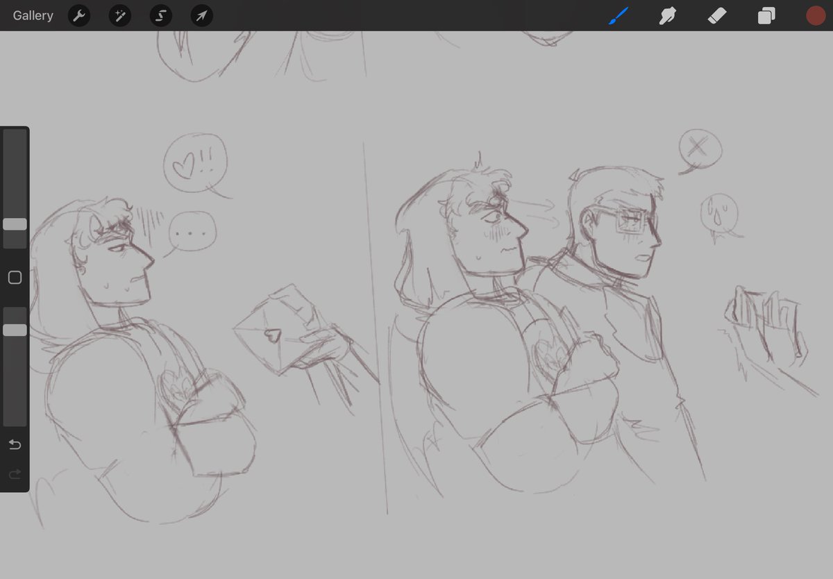 r76yaoi's tweet image. these class president/heartbreaker doodles i've been sitting on, also.
#reaper76
