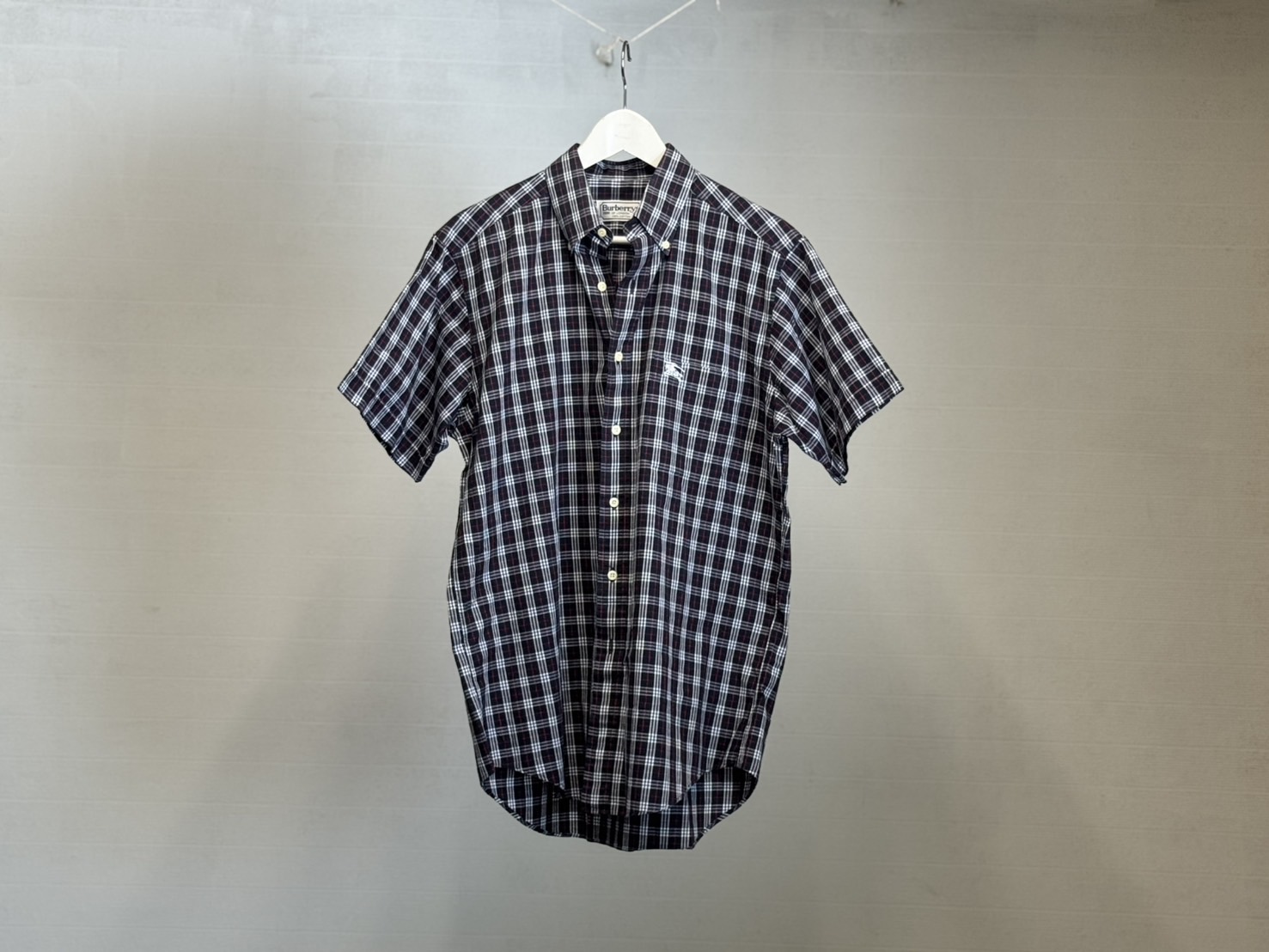Myday公式アカウント01Burberry バーバリー ノバチェック 00s Burberry nova check short sleeve shirt ¥8,000