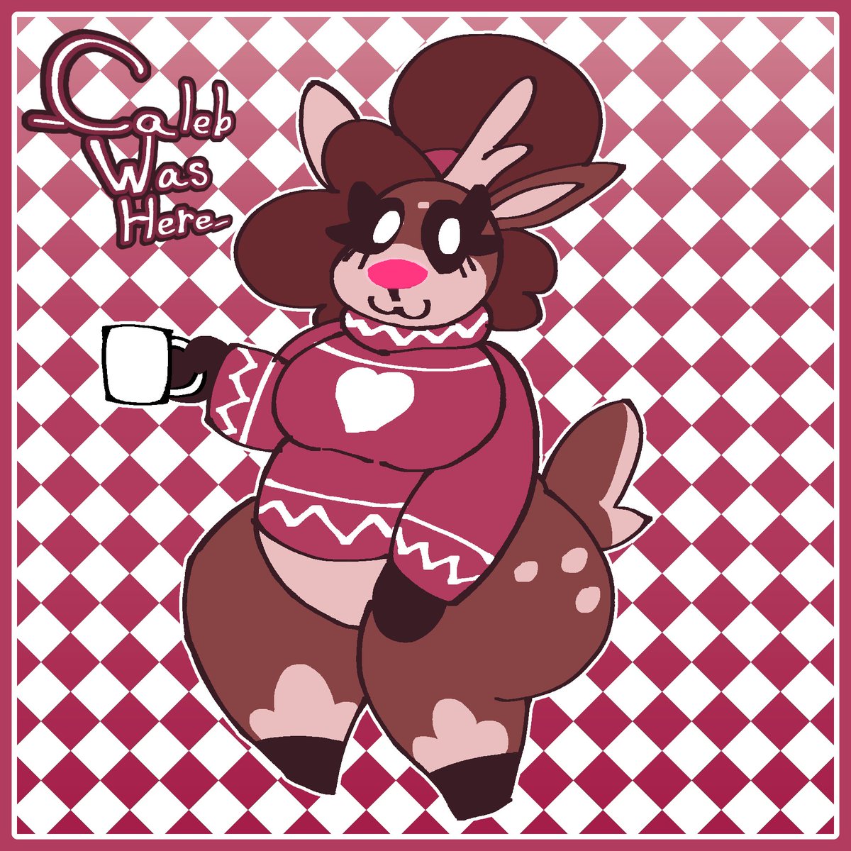 _CalebWasHere_'s tweet image. D’oh! A Deer!! A *Female* Deer!!!
- Attack for PeachyPinkiePie (pinkiepies.bsky.social) -
#artfight2025 / #artfight