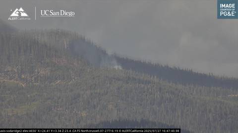 CodeRed001Blue's tweet image. #ButteFire South side of Mt Shasta, East of Red Butte, Siskiyou County. 
5:10PM The fire is approx a 1/2 acre in timber ground fuels with a slow rate of spread.
4:50PM Resources are responding to a reported vegetation fire with smoke visible on the Soda Ridge camera.
