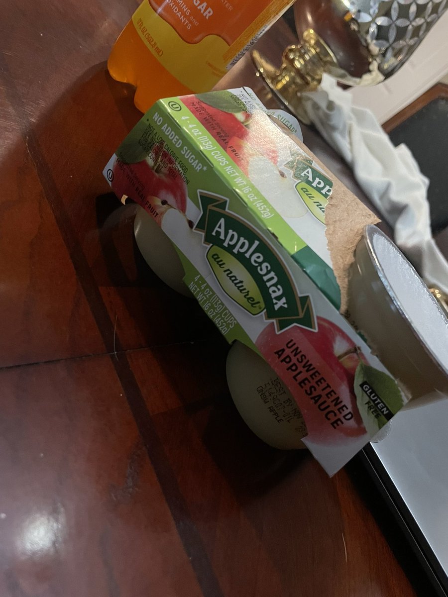 DYNAMIGHTBkoug's tweet image. I have apple sauce 😄