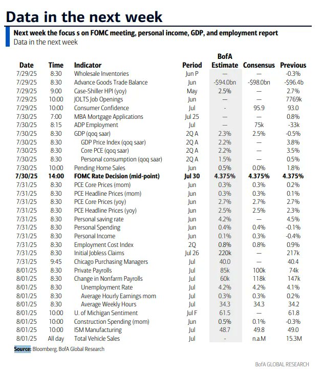 neilksethi's tweet image. The Week Ahead - 7/27/25
A comprehensive look at the upcoming week for US economics, equities and fixed income

neilsethi.substack.com/p/the-week-ahe…