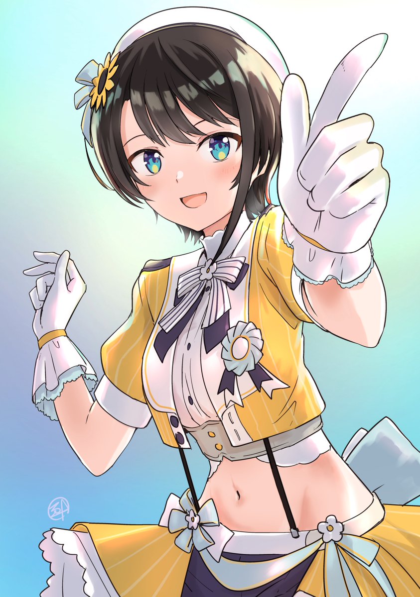 大空スバル 「あらためまして復帰して良かったです!! 今後も楽しみです!! (過去絵を修正した」|石口 十＠「ゴジラ ギャラクシーオデッセイ」2巻発売中のイラスト