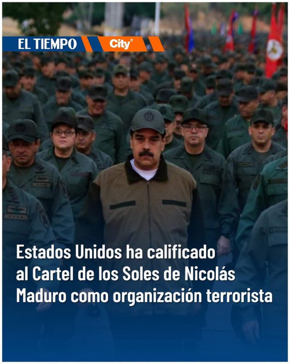 MOinternationa's tweet image. El Gobierno de los EEUU 🇺🇸 ha calificado al Cartel de los Soles de @NicolasMaduro como Organización terrorista;  y es con ellos que @petrogustavo planea crear una “zona binacional de paz y desarrollo”. 
Donde haya droga, terrorismo y torcidos ahí está ese HIJUEPUTA mal nacido 🤨
