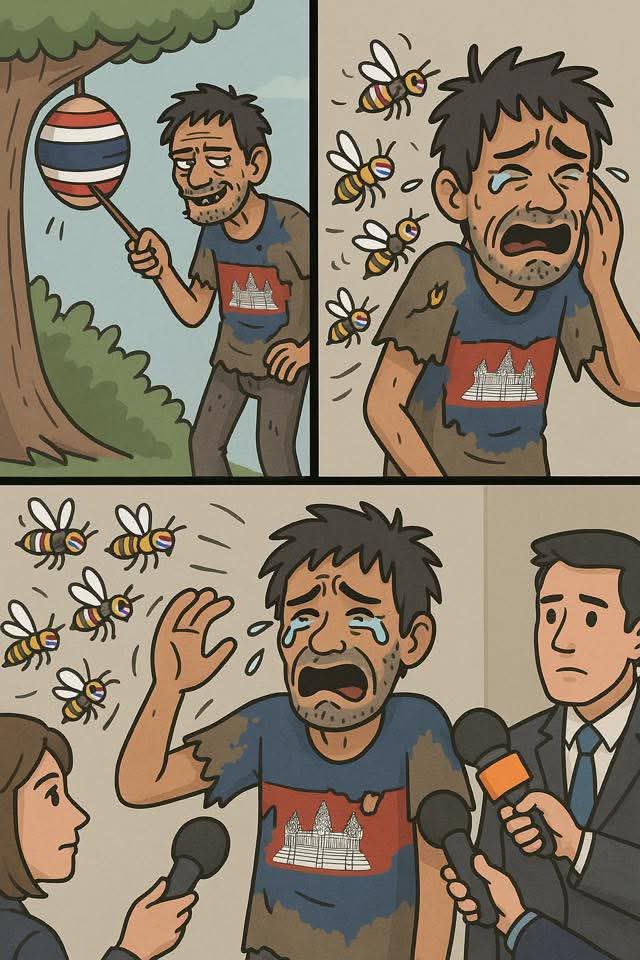 muterapper's tweet image. Just because you&apos;re a smaller country doesn&apos;t mean you&apos;re a victim.
#cambodiaopenedfirefirst
#ไทยกัมพูชา
