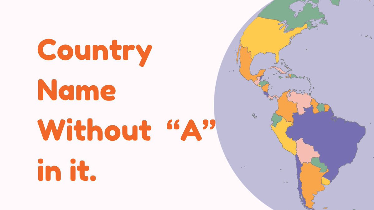 MrunalKSays's tweet image. Which Country Name?  👇  #country
