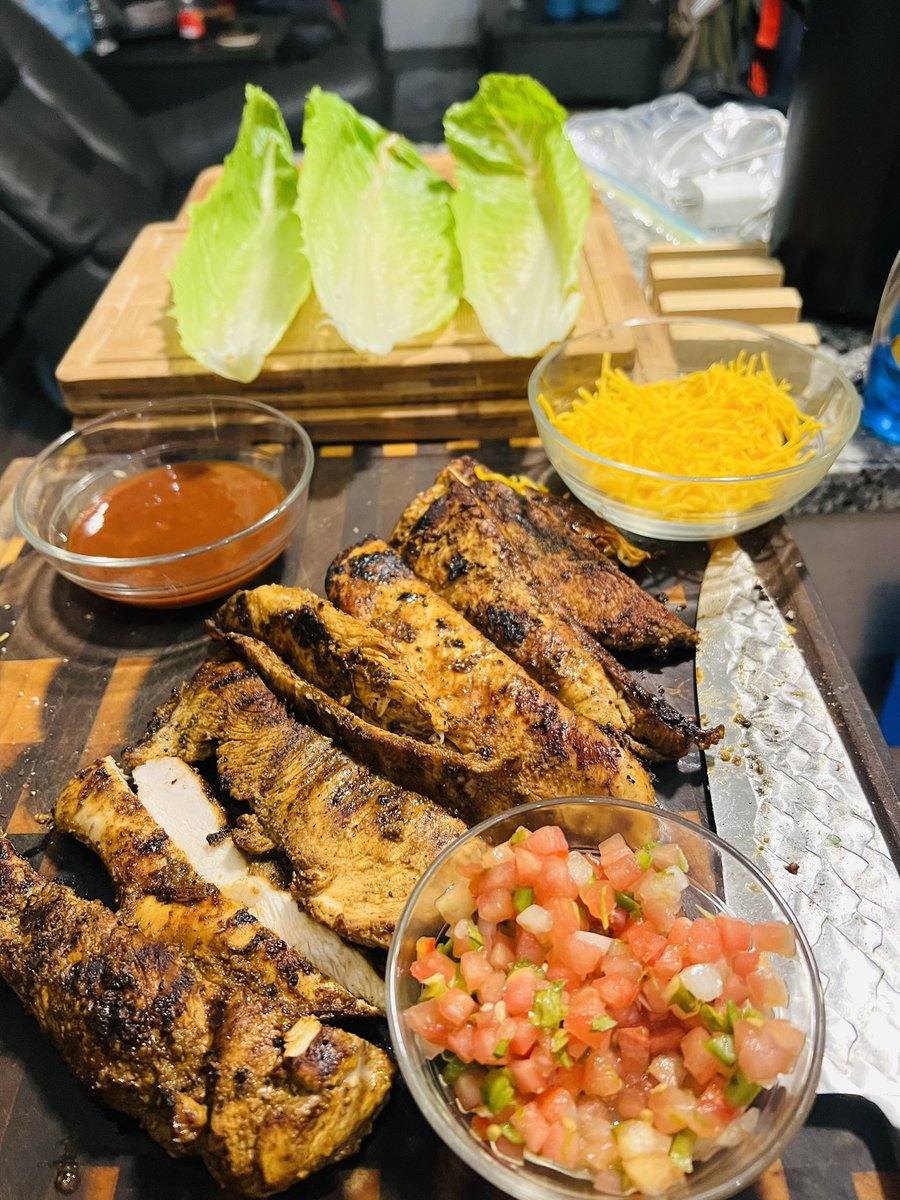 Chicken Fajita Lettuce Wraps 🔥😎