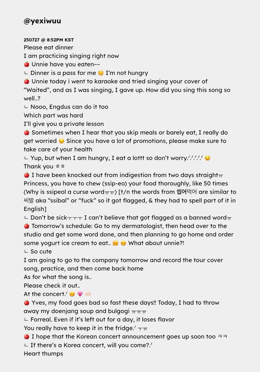 yexiwuu's tweet image. 🐰🤍 250727

yvess from chat translations