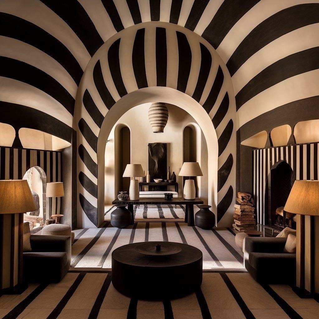 Nicryptic's tweet image. This African inspired space is drop dead gawgess! #InteriorDesign #Architecture