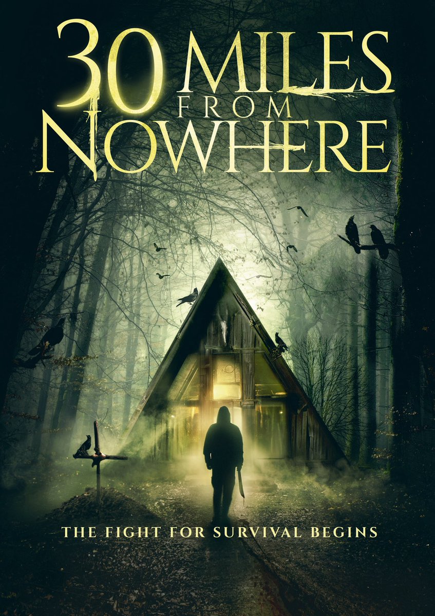 GeaniceGee's tweet image. 30 Miles from Nowhere (2019) “When five college pals return home for their estranged friend's funeral, what begins as an uneasy reunion becomes a terrifying fight for survival.” @peacock #30MilesfromNowhere #horror #CarriePreston #RobBenedict #RustySchwimmer