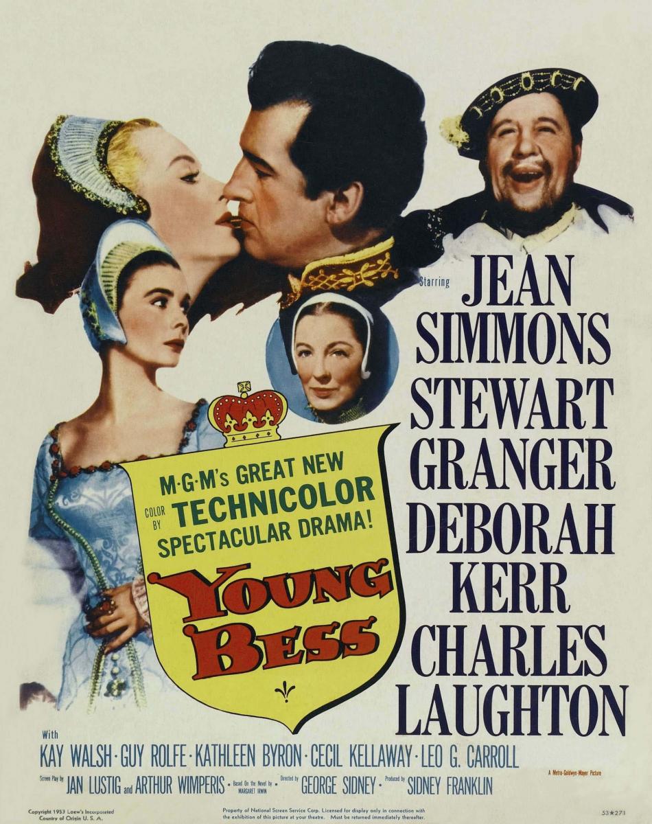 NextOnTCM's tweet image. Young Bess (1953) 

The future Elizabeth I fights court intrigue in the turbulent years before her ascension to the throne. 
DIR George Sidney 
CAST Jean Simmons, Deborah Kerr, Charles Laughton

2 HRS | ROMANCE | 11:45 AM EDT