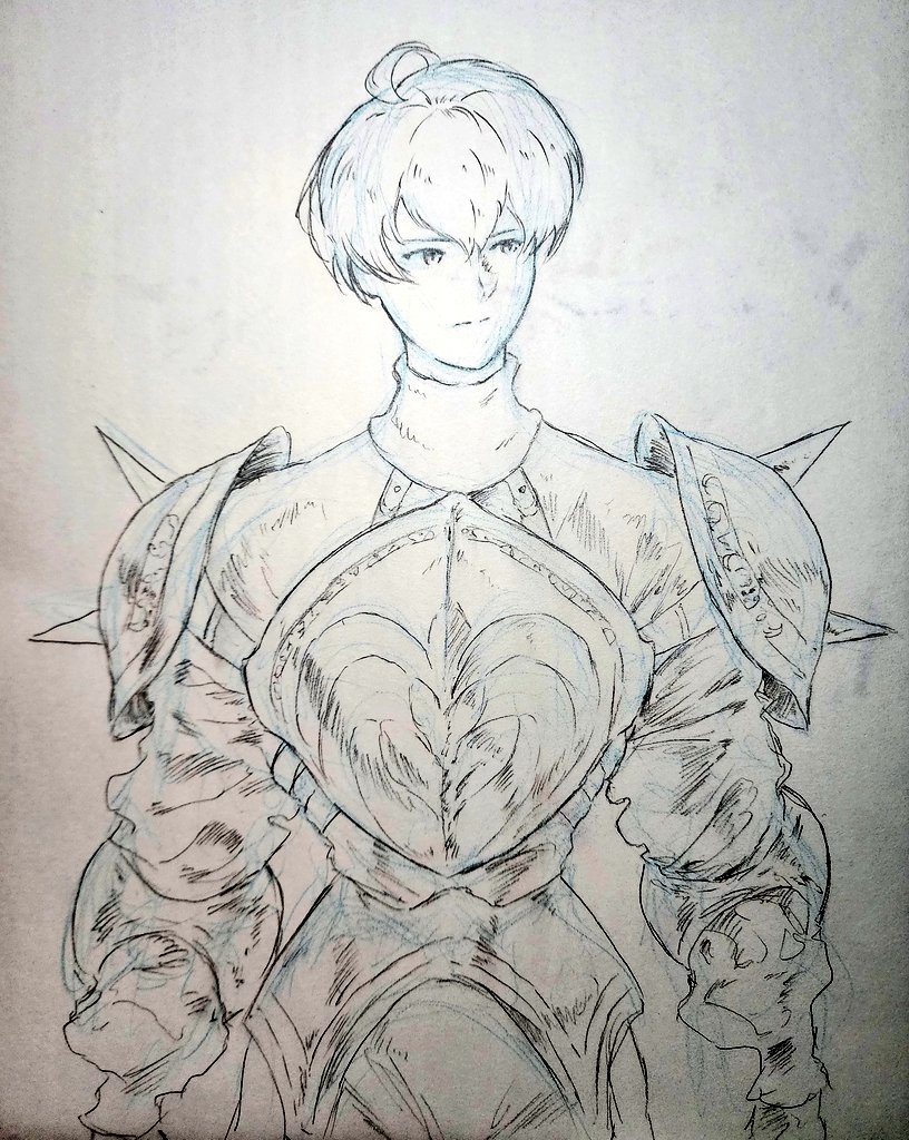 SamuelDeats's tweet image. Random Ramza rough. ✍️
I can't wait to play Final Fantasy Tactics again when the Ivalice Chronicles remaster comes out in September!! 😤