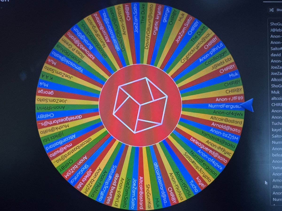 JackJWard's tweet image. $SAITO Raffle Winners posted on RedSquare saito.io. 👀 Check your DMs or SAITO Chat tonight!