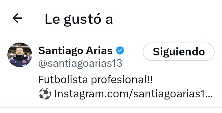Andreaforsure's tweet image. SANTIAGO ARIAS SABE DE MI EXISTENCIA CHICOS ESTOY LLORANDO 😭😭😭😭