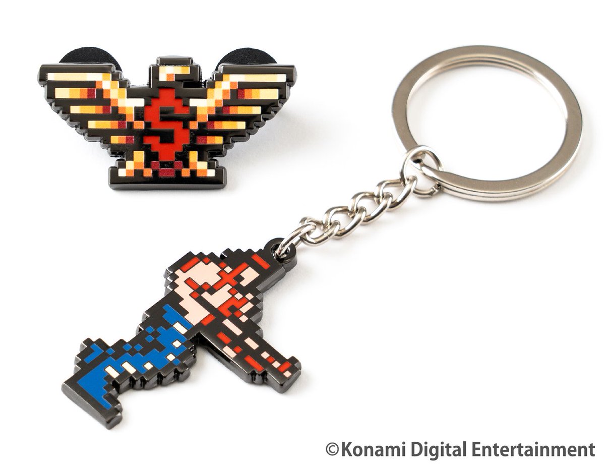 ❤️‍🔥『魂斗羅 アニバーサリーコレクション』❤️‍🔥
パッケージ版➡️2025年11月27日発売決定

スパデラ公式ストア限定特典は👀
『パワーアイテムピンズ（スプレッドガン）とビル・ライザーキーチェーン』

ダブルでカバンにつけて『魂斗羅』魂を周りに見せつけよう✨💖

✅予約受付中superdeluxegames.jp/collections/co…