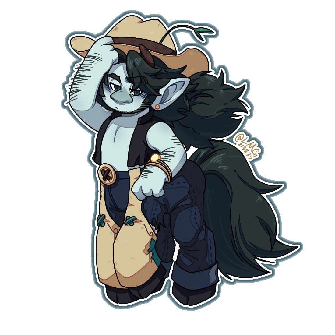 LeeMonGo213837's tweet image. Draw him in your style✨
#Trolls #TrollsOC