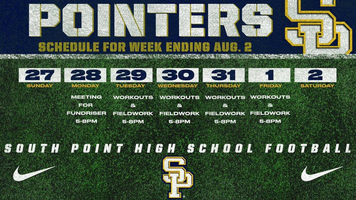 This Weeks Schdule: 

Every champion is built from the ground up.
This week, we focus on the little things—the stance, the first step, the mindset.
Each practice is a brick. Stack them right.

Be relentless. Be sharp. Be unbreakable.

#TeamCulture #FoundationWeek #GrindSeason