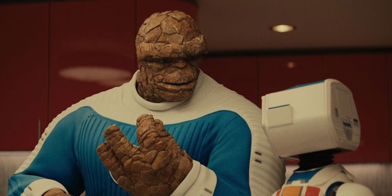 jeterthejedi's tweet image. This is the definitive Fantastic Four film. Easily, the best looking MCU film to date. 

I loved all of the performances especially from Kirby &amp;amp; Quinn. Ben was my favorite though. 

The score from Giacchino rocked. Matt Shakman knocked it out of the park. Marvel is cooking🔥