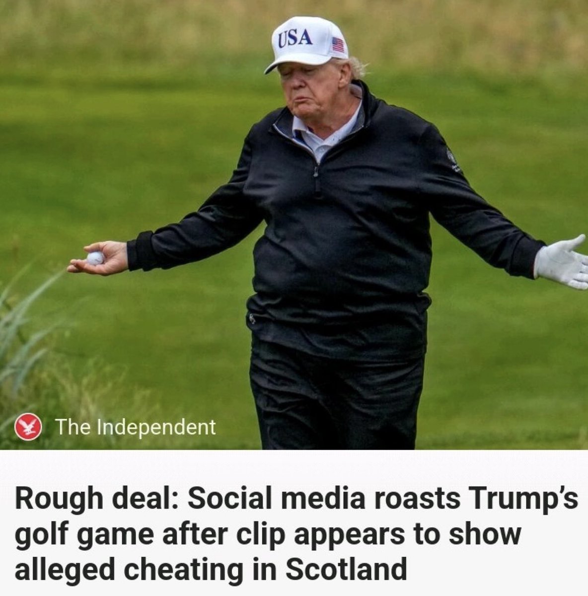 Not alleged cheating, just cheating. Can the media stop softening the headlines for this vile pedophilic prick? No one has ever deserved less pity.